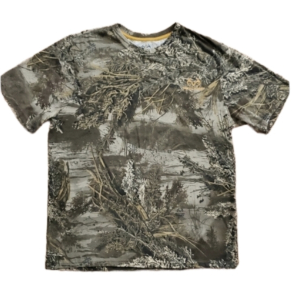 RealTree MAX-1 XT Mens Short Sleeve Camouflage Shirt Size‎ Large